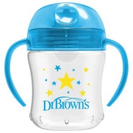 Vaso De Transición Dr Browns Boquilla Suave 6oz Azul