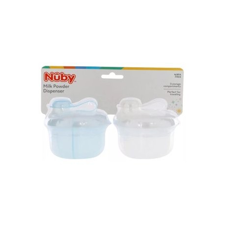 Dosificador De Leche En Polvo Nuby 2pz Azul