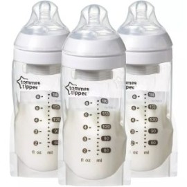 Biberones Para Bolsa Leche Materna Pouch Tommee Tippee 3 Pz