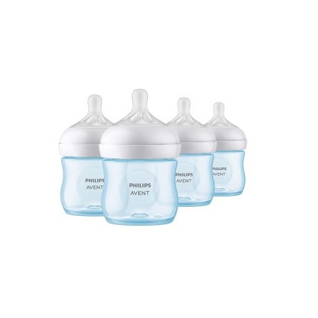 Biberón Avent Natural Response Azul 4oz 4pz