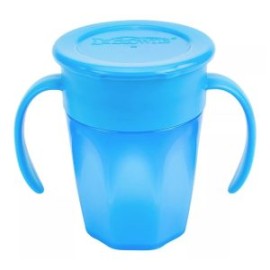 Vaso Entrenador Dr Browns Cheers 360 Sin Pico 7oz Azul