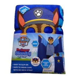 Cobija Capa Paw Patrol Super Blanky Todo En Uno