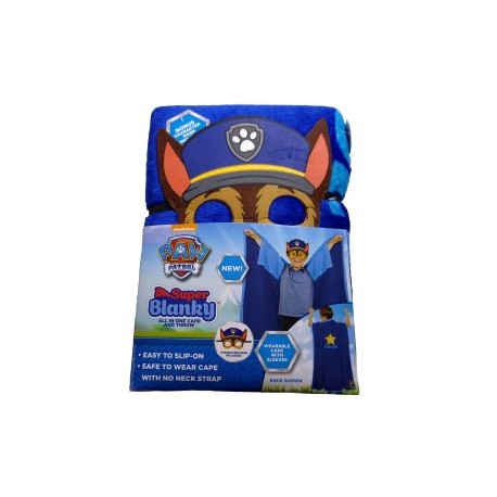 Cobija Capa Paw Patrol Super Blanky Todo En Uno