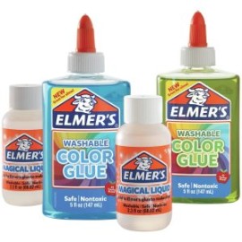 Set Kit Para Slime Color Transparente Elmers 4 Piezas