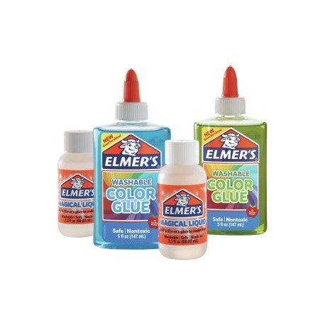 Set Kit Para Slime Color Transparente Elmers 4 Piezas