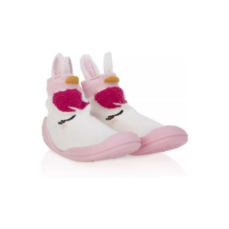 Calcetines Con Suela De Goma Nuby Snekz Unicornio M