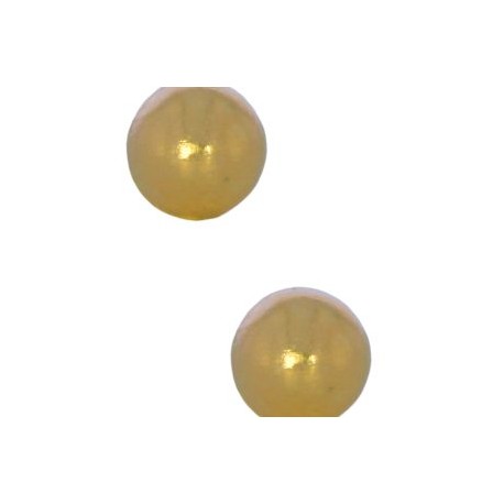 Aretes Oro Amarillo 14k Bola Gde Dormilona Stellina