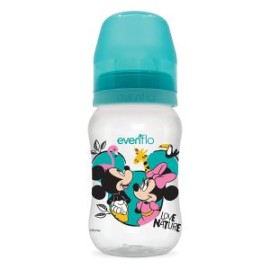 Biberón Evenflo Disney Cuello Ancho 9oz 1pz Azul