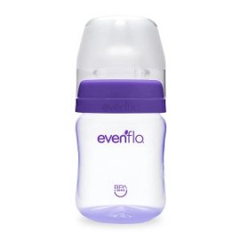 Biberón Evenflo Cuello Ancho 5oz 1pz Lila