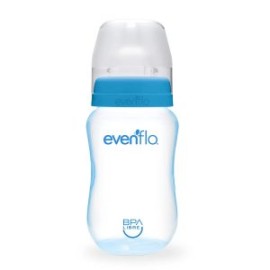 Biberón Evenflo Cuello Ancho 9oz 1pz Azul