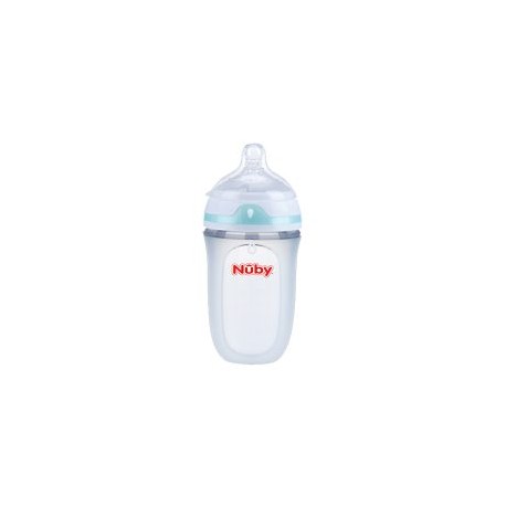 Biberón Nuby Comfort 9oz Turquesa