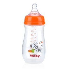 Biberón Nuby Simply 9oz Naranja