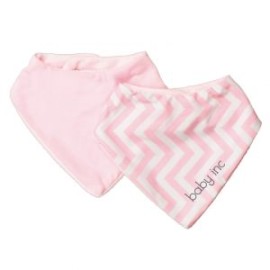 Set De Baberos Para Bebé Baby Inc 2pz Rosa