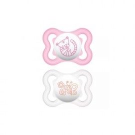 Chupón Para Bebé Mam Baby Air 0-6m 2pz Rosa