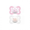 Chupón Para Bebé Mam Baby Air 0-6m 2pz Rosa