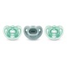 Chupón Comfy Nuk Silicona 6-18m Verde 3pz