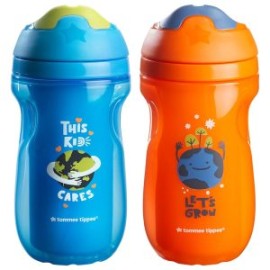 Vaso Térmico Tommee Tippee Sippee 9oz 2pz Azul Naranja