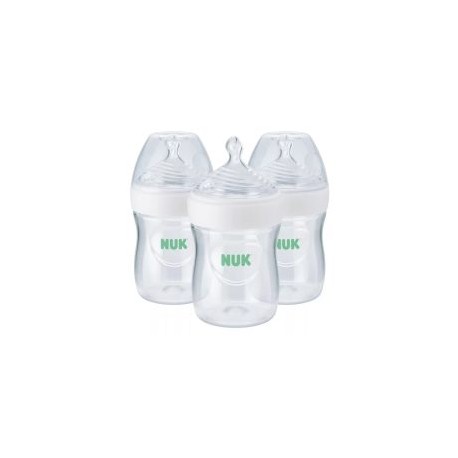 Biberón Nuk Simply Natural 5oz 3pz Safetemp