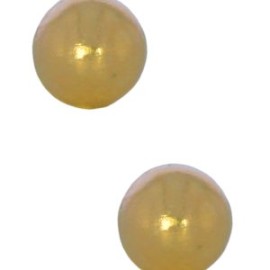 Aretes Oro Amarillo 14k Bola Gde Dormilona Stellina